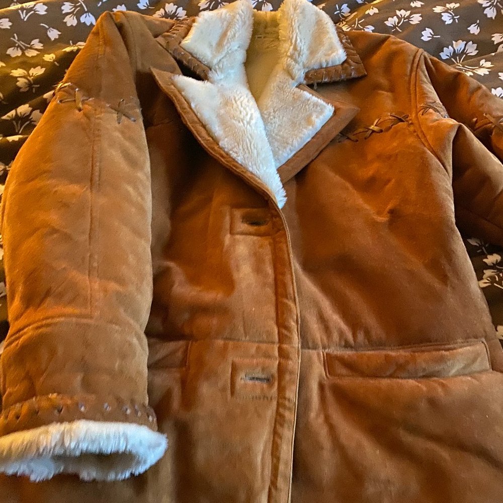 neiman marcus LNR suede coat